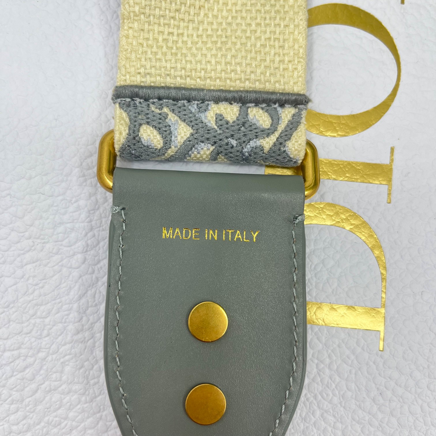 Dior rock grey Roman shoulder strap