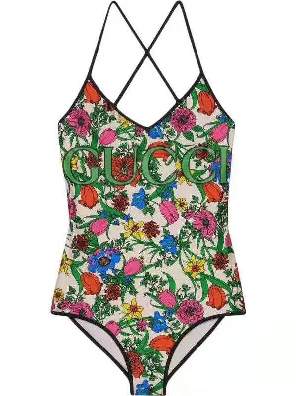 Gucci's new floral one-piece swimsuit