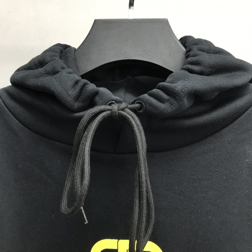 Balenciaga lock hooded sweatshirt