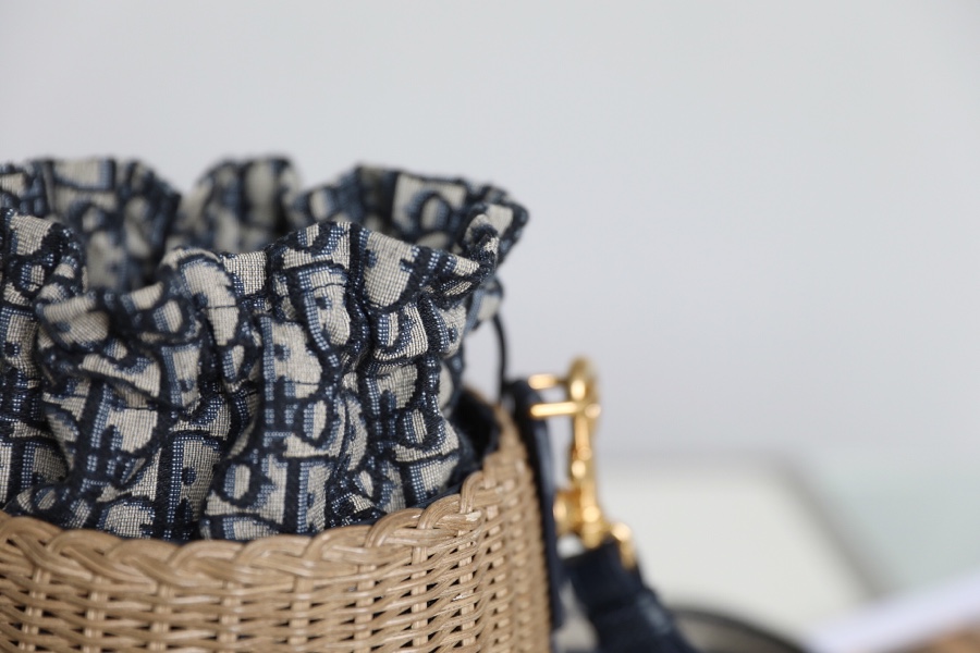 Dior Wicker Basket Bag