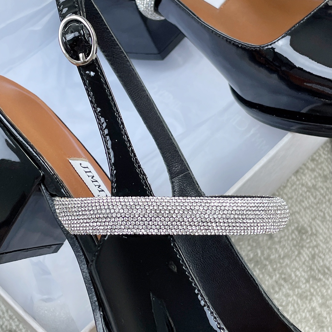 Jimmy Cho*o Chunky Heel Mary Jane