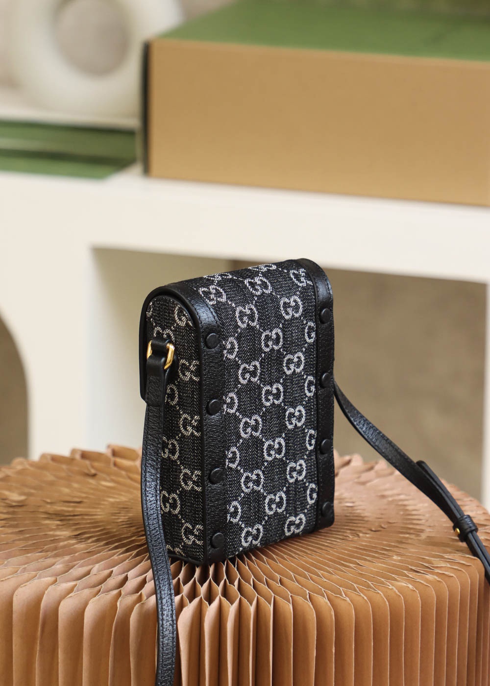 GUCCI 𝐃𝐞𝐧𝐢𝐦 black denim [full copper version #625615#]