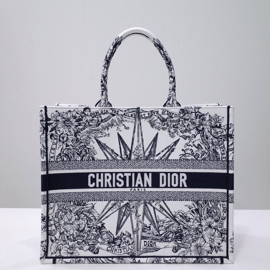DIOR TOTE oblique vintage print
