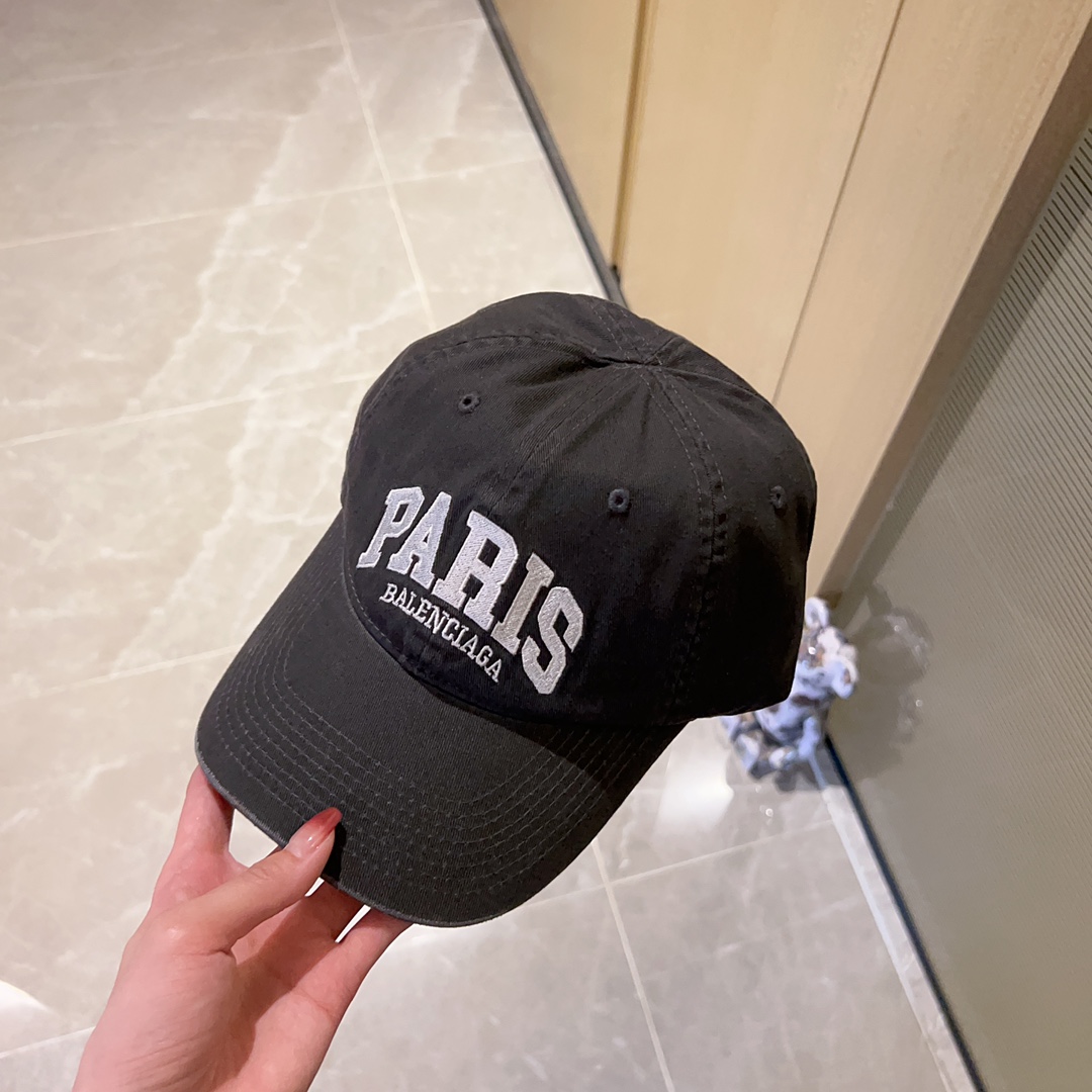 [Balenciaga] 2023 new style embroidered baseball cap