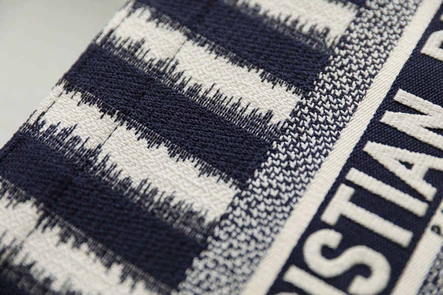 DIOR TOTE striped shopping bag