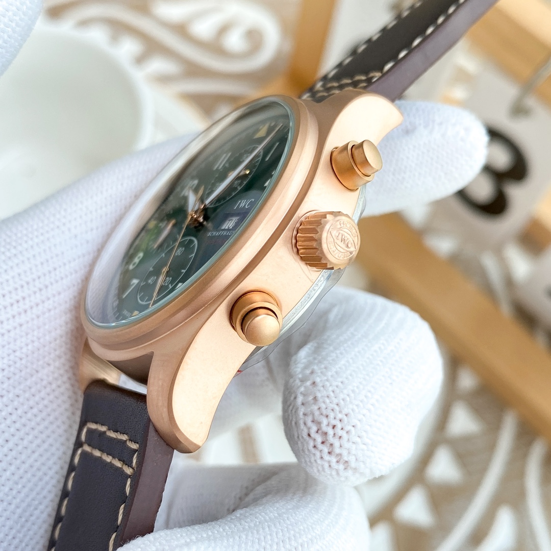 IWC- Fine men's watches Fully automatic mechanical movement, top 316 steel case and strap