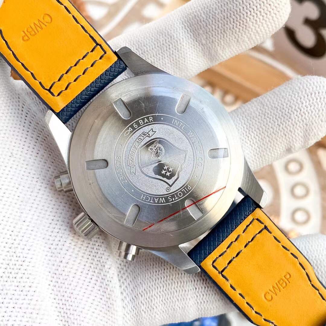 IWC- Vanguard - Men's Watch Mechanical Automatic Movement Mineralized Glass 316L Stainless Steel Case