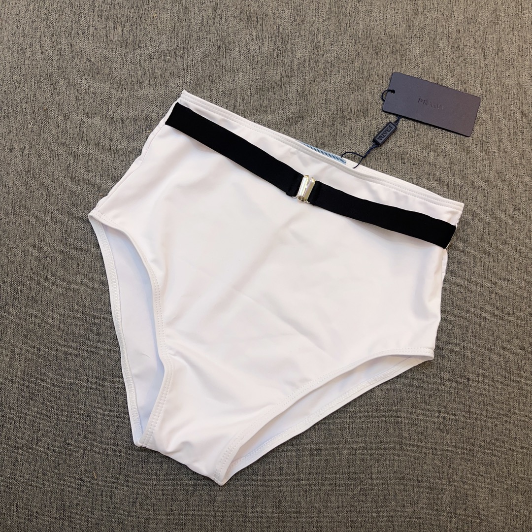 Prada Printed high stretch fitness yoga wear sports suit swimming costume bikini