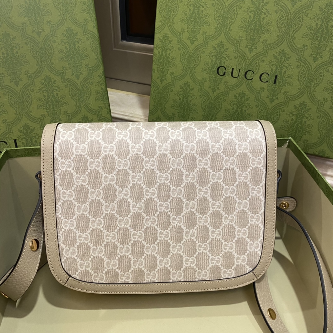 GUCCI Mini sac GG Horsebit saddle bag #602204#