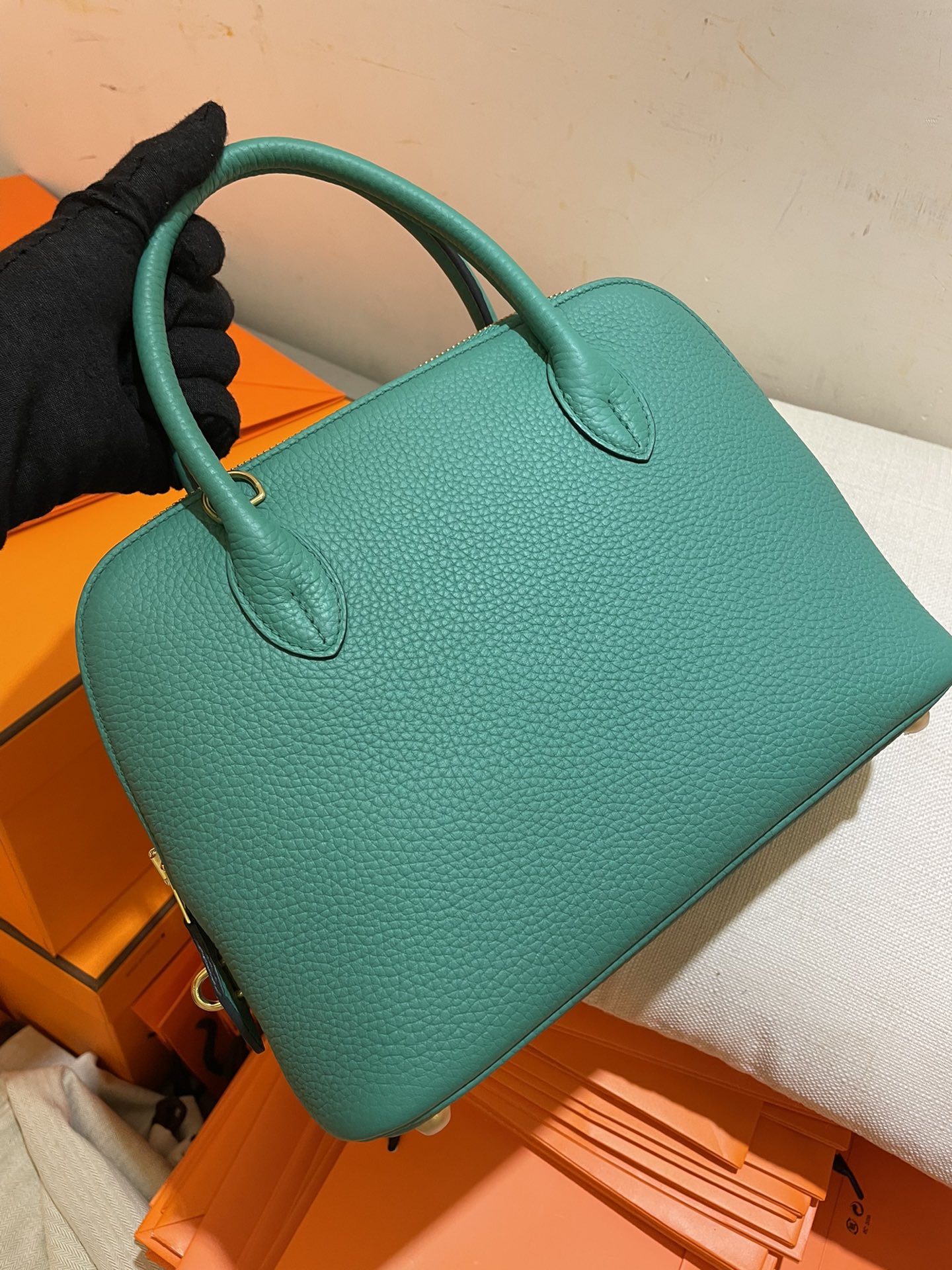 Bolide 25cm Original imported TC leather Verona green