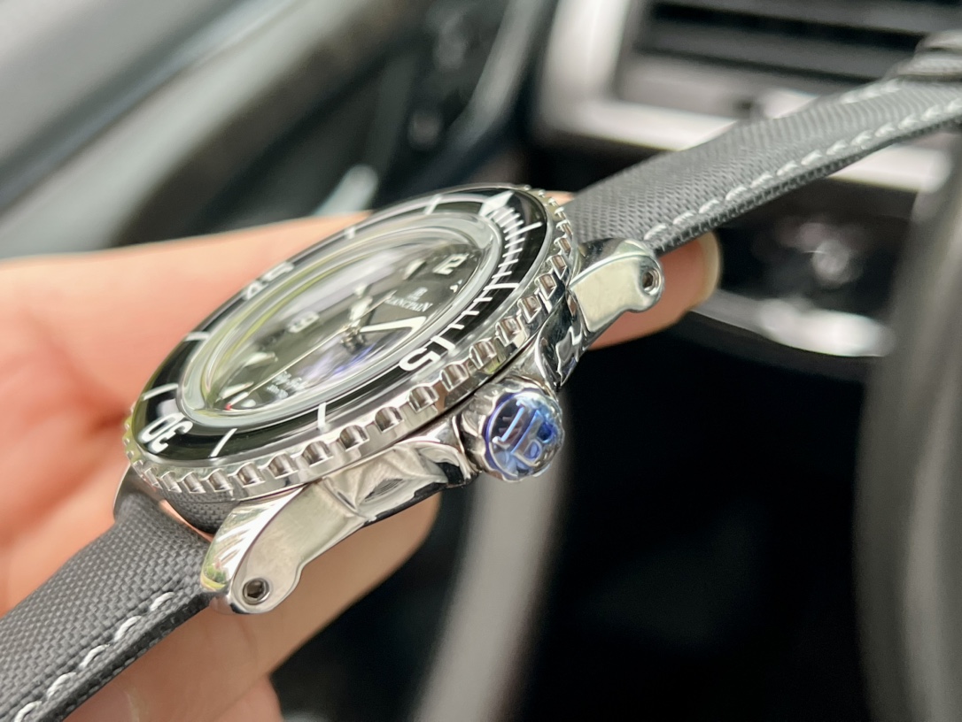 Blancpain-Tw Manufacture Blancpain Fifty Fathoms 16 stainless steel metal case with sapphire bezel mirror