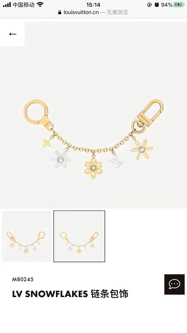 Louis Vuitton Lv Keychain Chain bag accessory