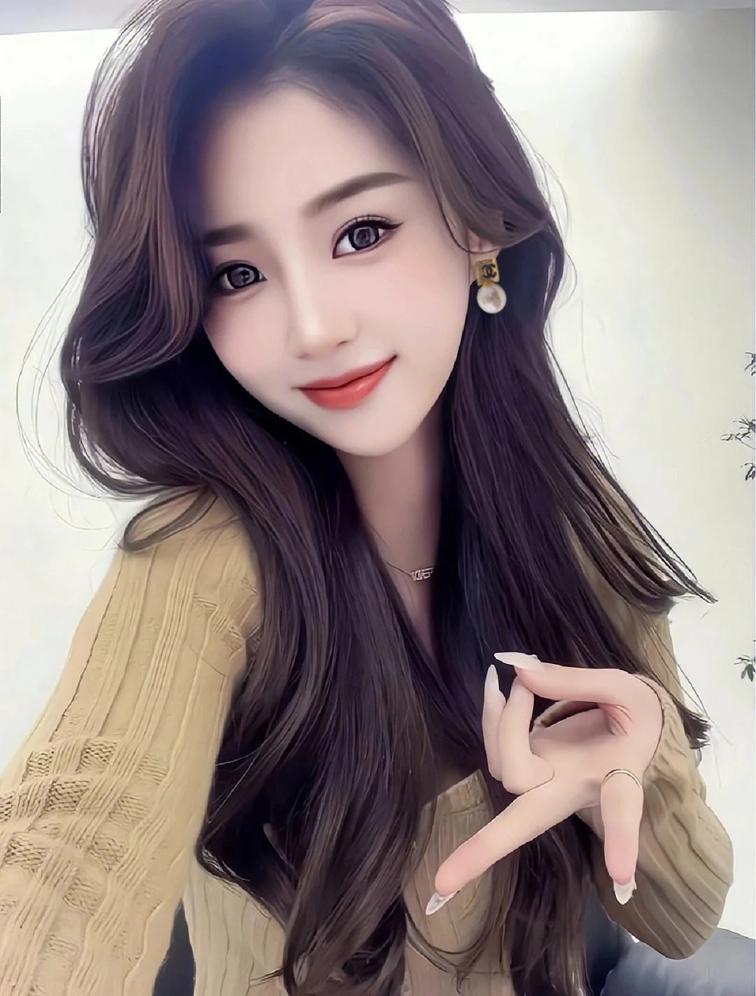 CHANEL🇫🇷Xiaoxiang Tassel Pearl Square Small Light Bulb Stud Earrings