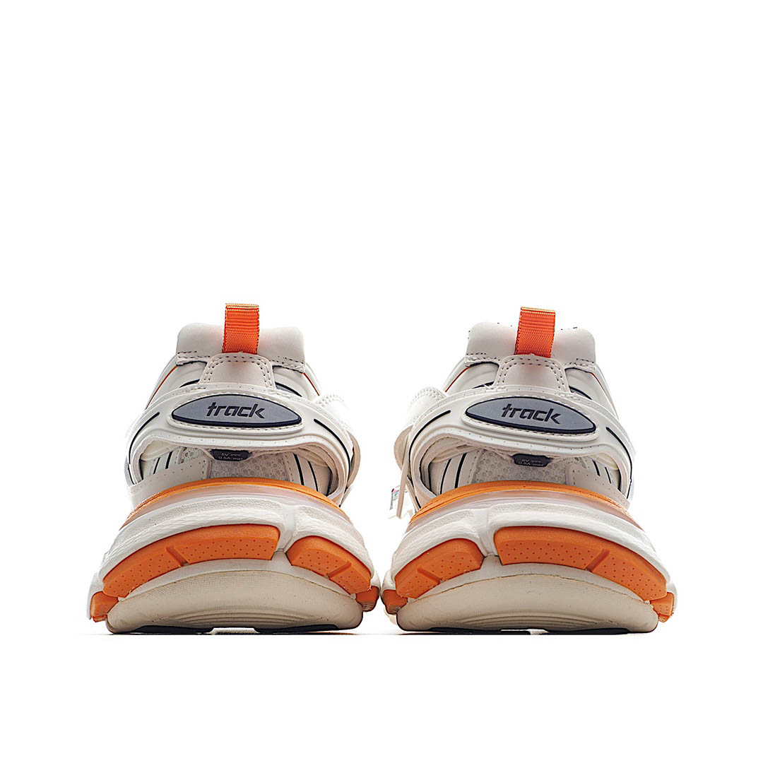 Balenciaga Sneaker Tess s.Gomma MAILLE WHITE/ORANGE