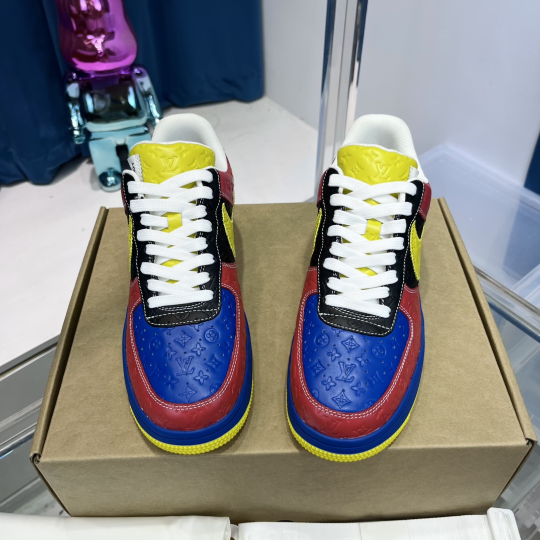 Louis Vuitton x NIKE Air force1 22ss Heavy Joint