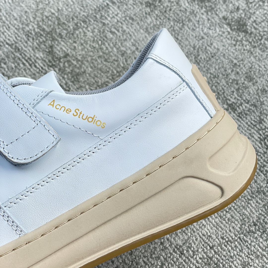 Acn*e Studio*s White Velcro Shoes