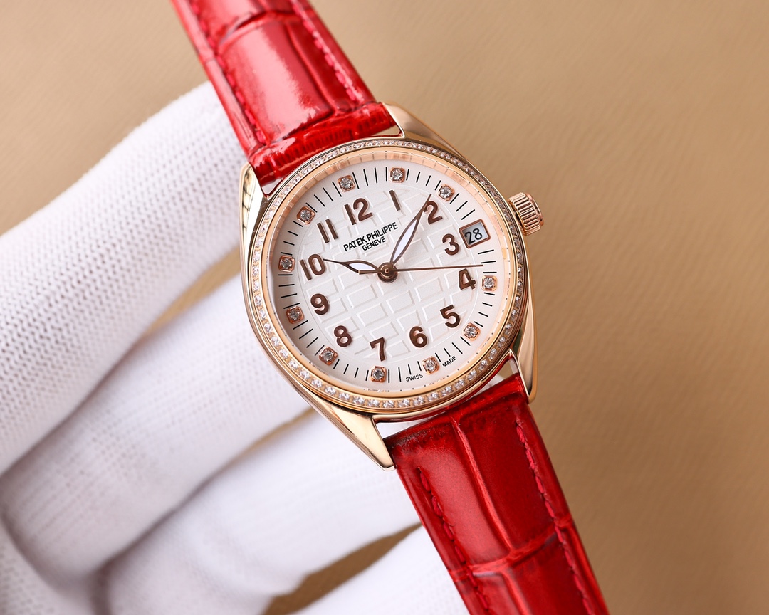 Patek Philippe Fashion Ladies Watch Simple Three Needle