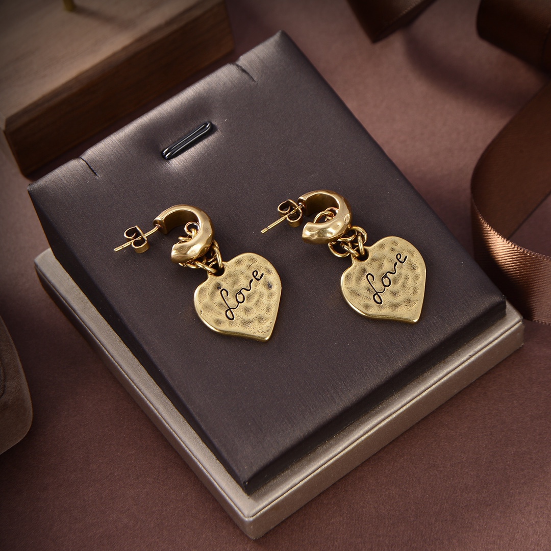 Saint Laurent YSL earrings studs