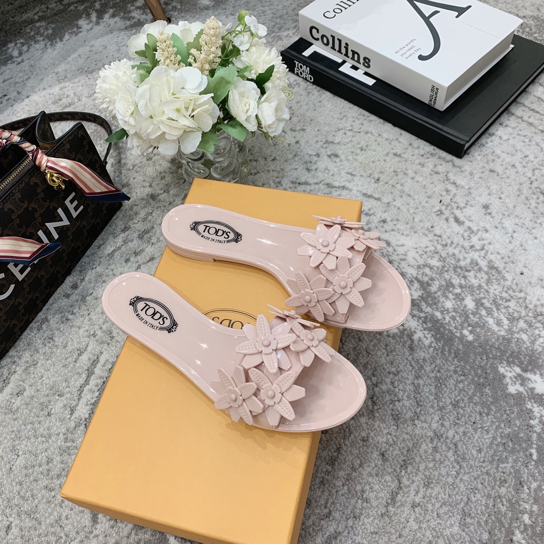 TOD'S 𝙏𝙊𝘿𝙎 2021 summer classic explosive new fabric counter PVC material summer to the beach vacation the best choice