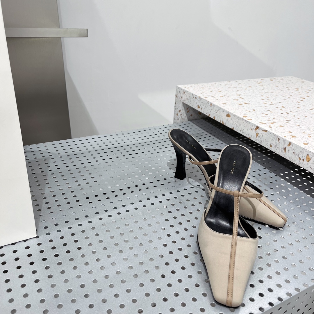 𝐓𝐇𝐄 𝐑𝐎𝐖｜𝟐𝟎𝟐𝟐/𝐒𝐒 𝐧𝐞𝐰 new model the row 2022/fw retro minimalist wrap toe heels