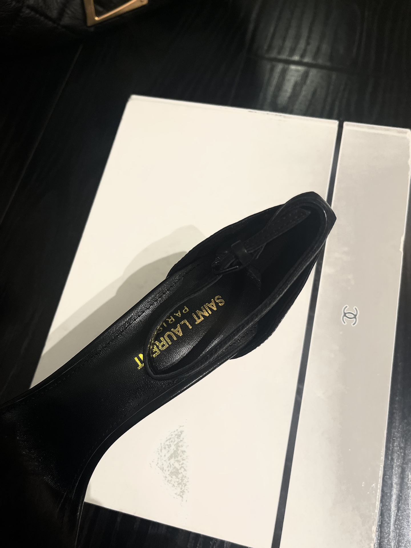 𝙎𝙖𝙞𝙣𝙩 𝙇𝙖𝙪𝙧𝙚𝙣𝙩 | 𝟐𝟎𝟐𝟐/𝐒𝐒 𝐧𝐞𝐰 YSL｜Custom imported sheepskin / mink fur high heels