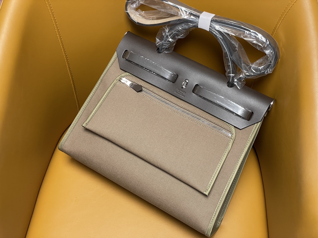 Herbag 31 outer seam elephant grey silver buckle