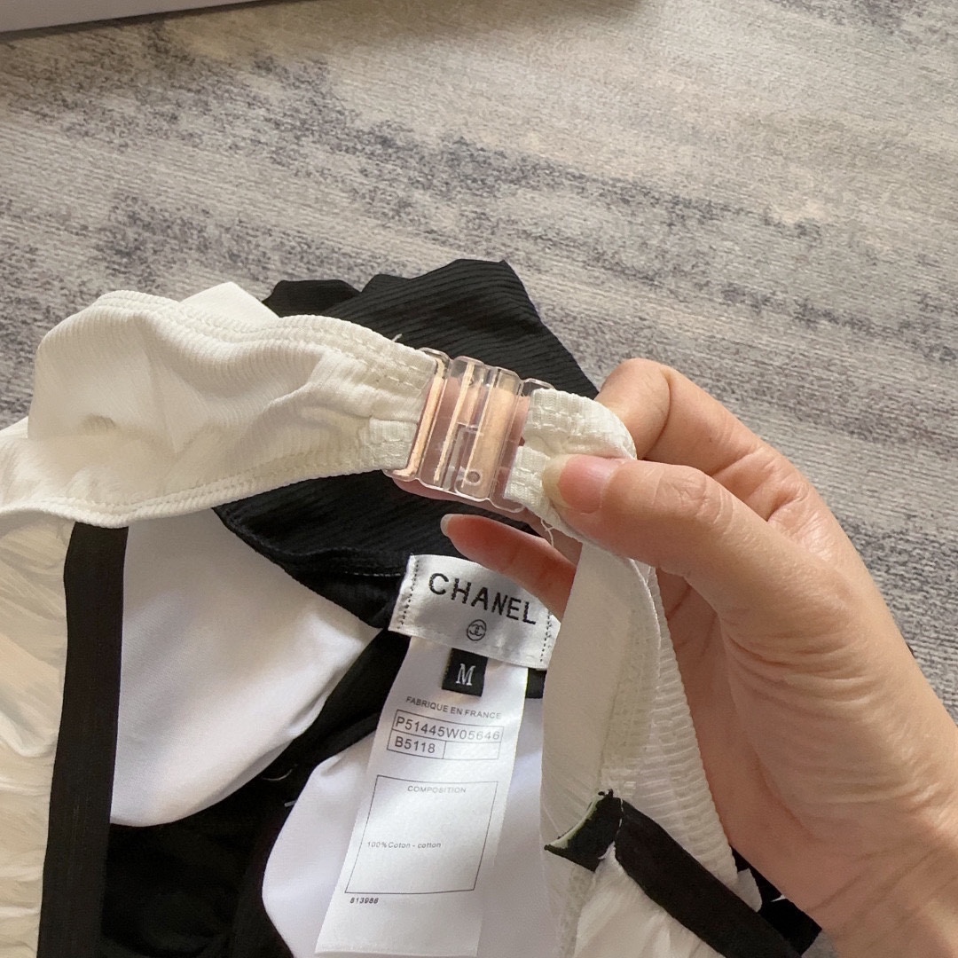 CHANEL One-piece swimming costume