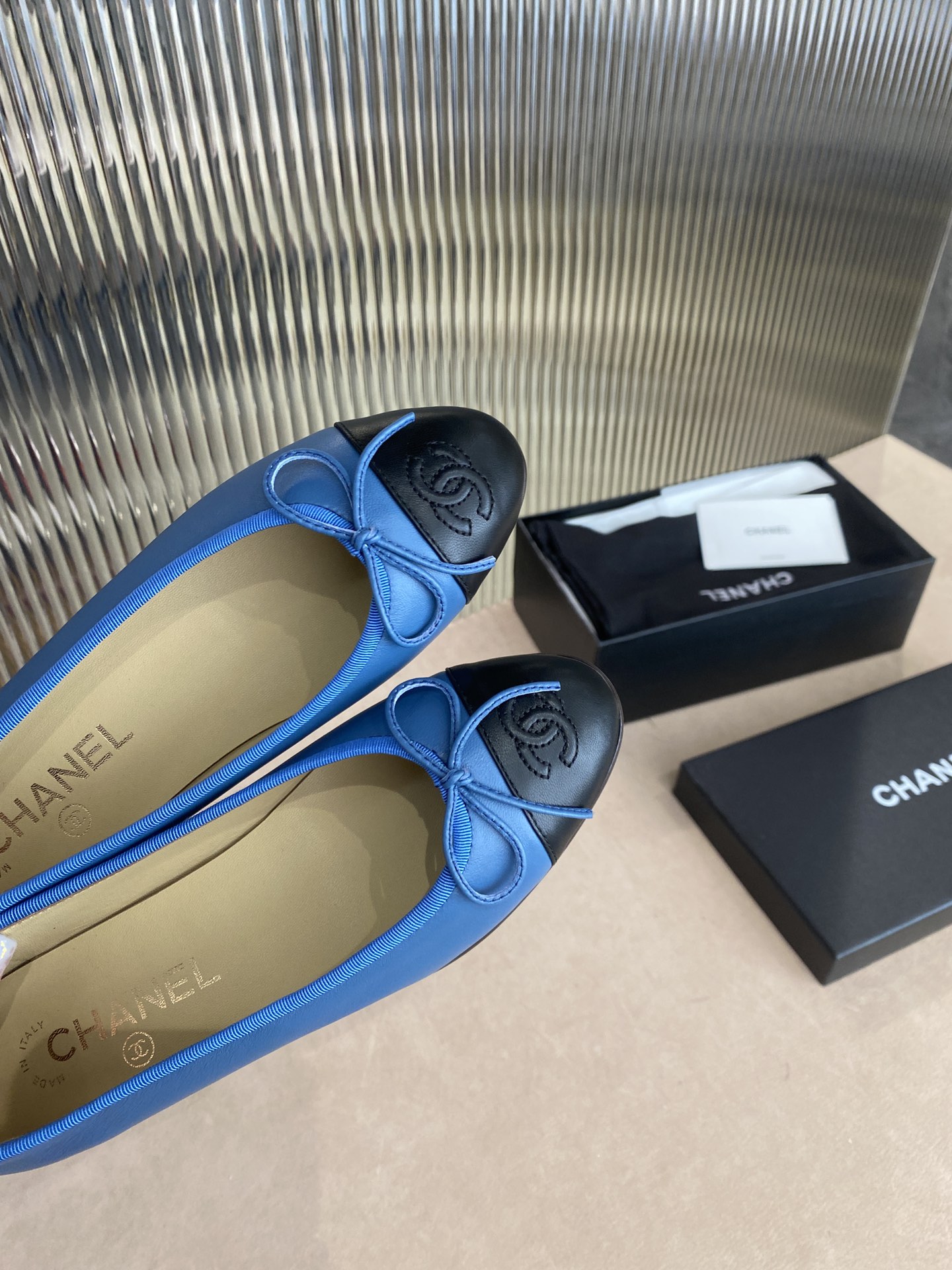 CHANEL ballet shoes Imported custom leather Italy imported leather outsole