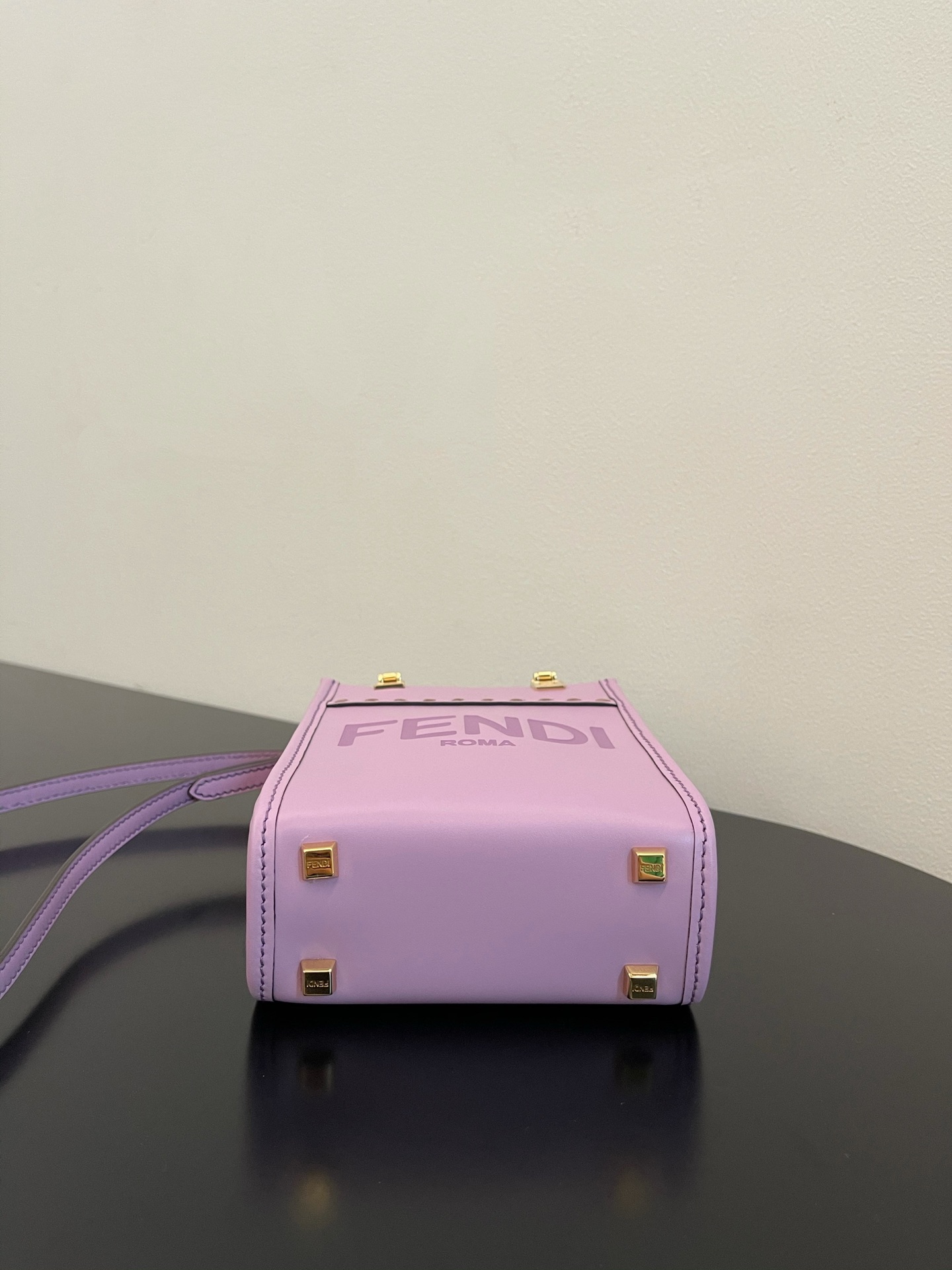 FENDI Sunshine mini tortoiseshell portable crossbody cute