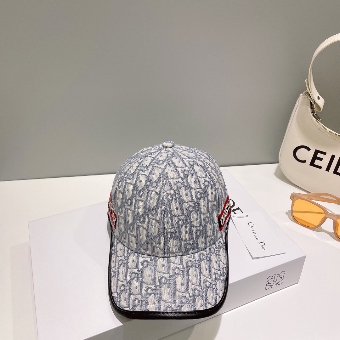 Dior (Dior) new original single embroidery baseball cap
