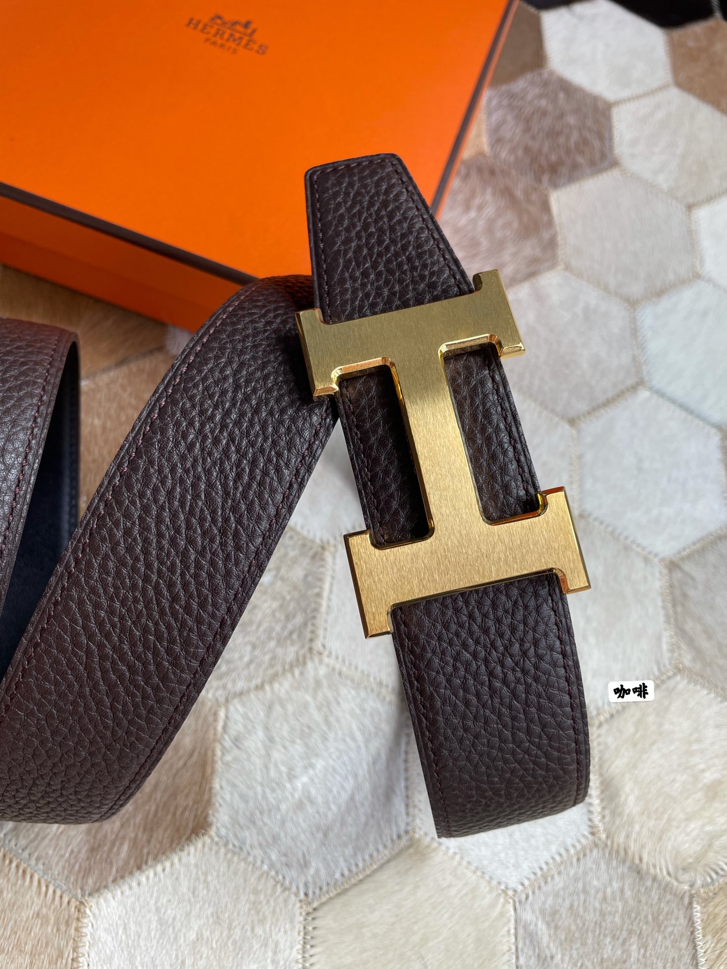 Hermes Men's Reversible Leather Belt