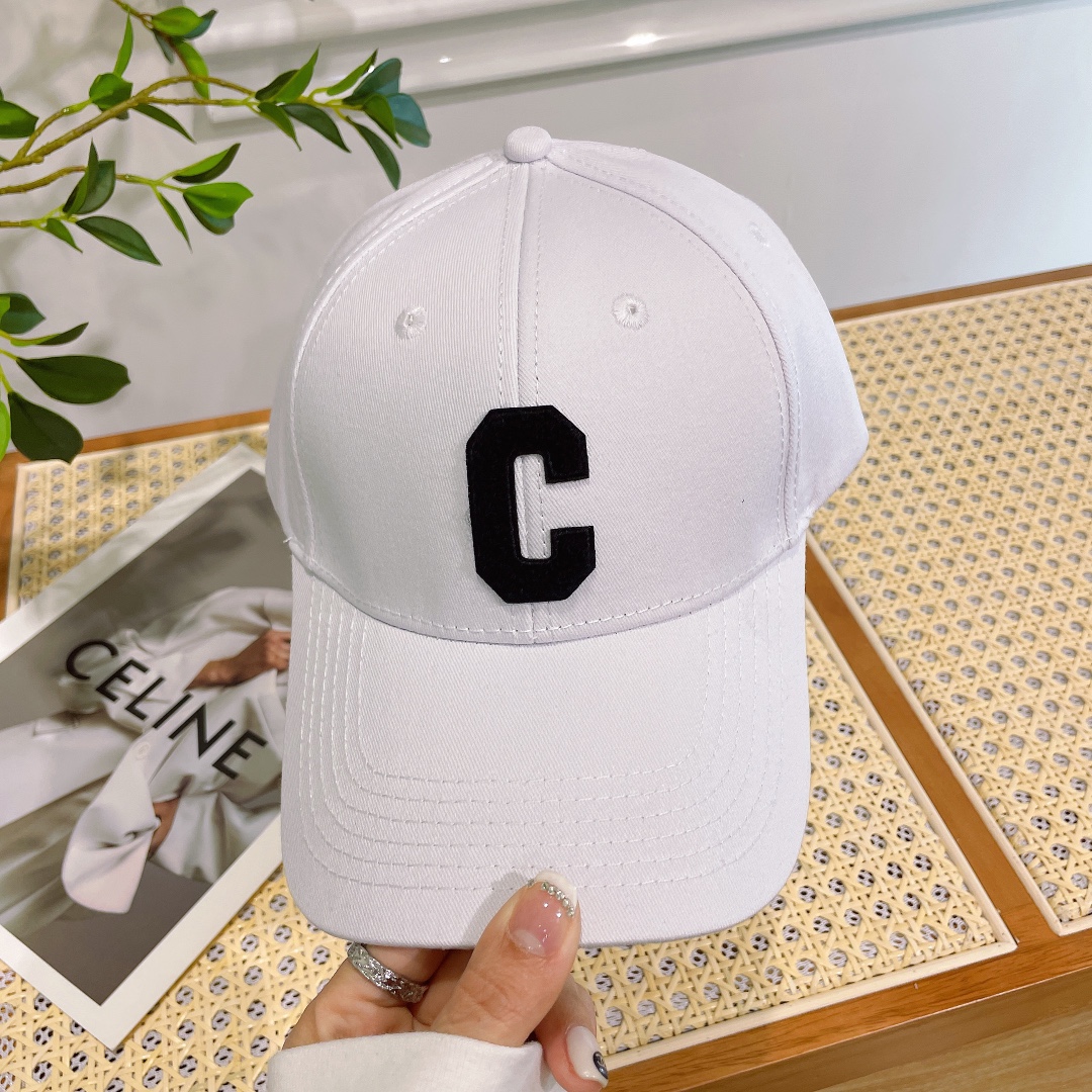 [CELINE] 2023 spring and summer new simple baseball cap