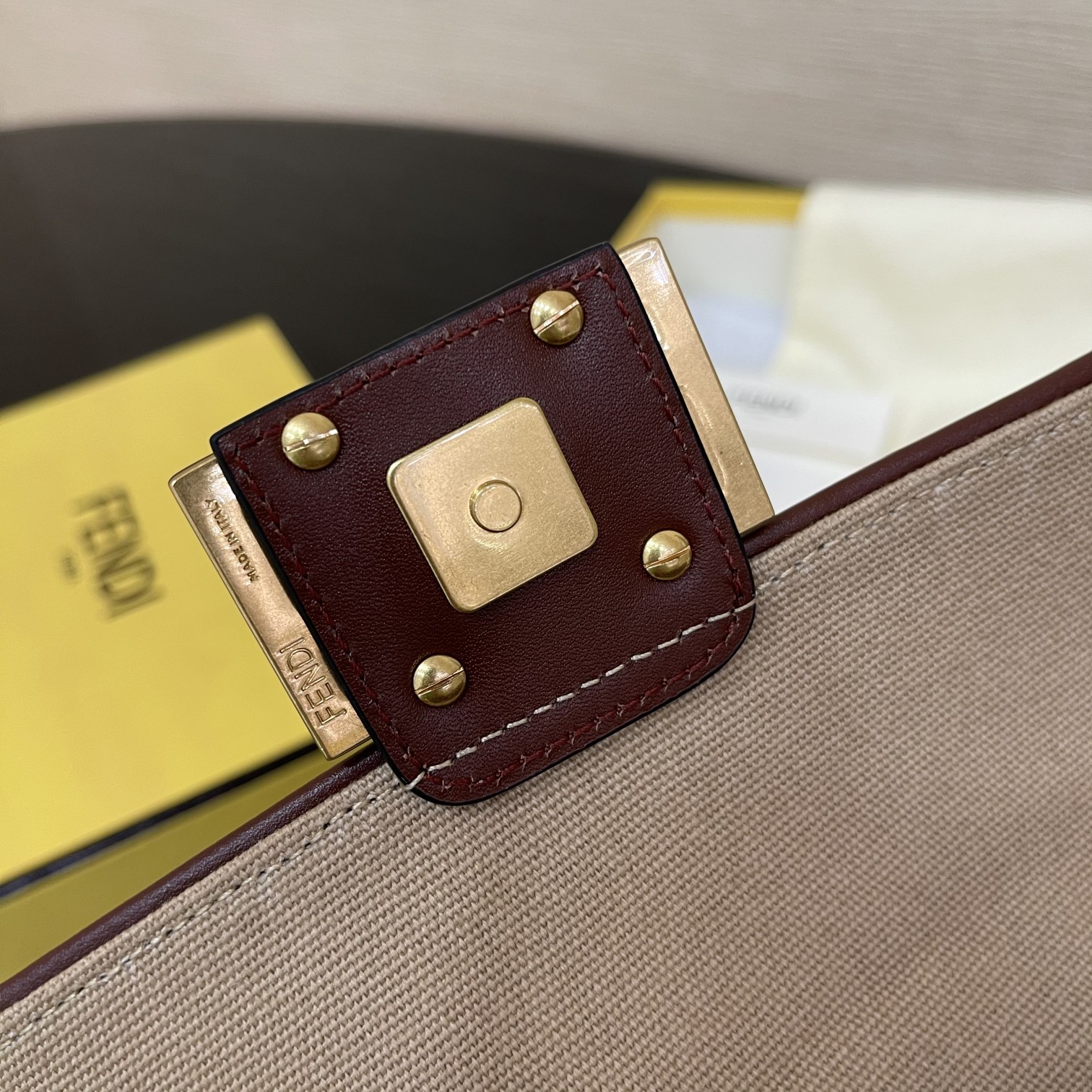 FENDI Small 2020 Latest Baguette Denim F Logo Collection