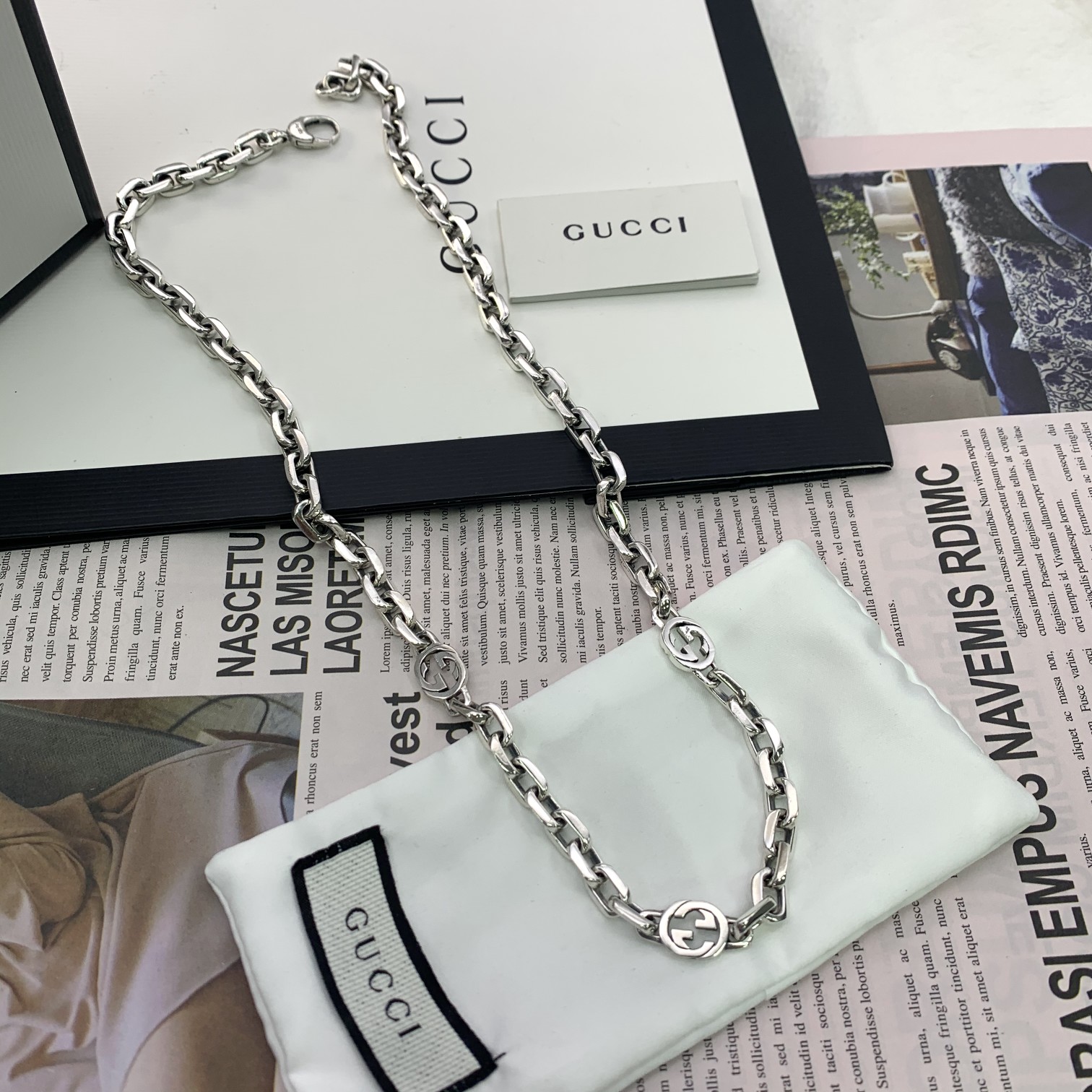 𝐆𝐮𝐜𝐜𝐢 Double G Necklace