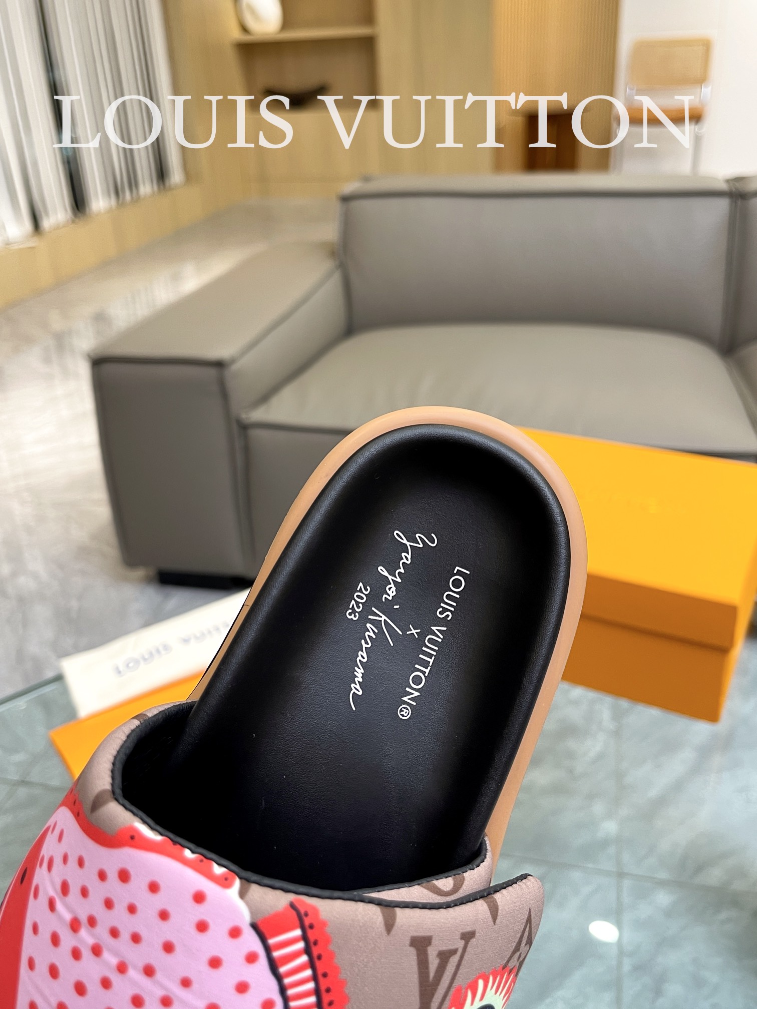 Louis Vuitton 2023 lovers mandarin duck shoes