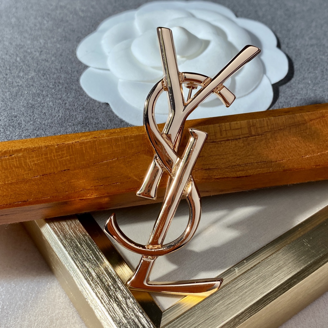 Saint Laurent YSL brooch