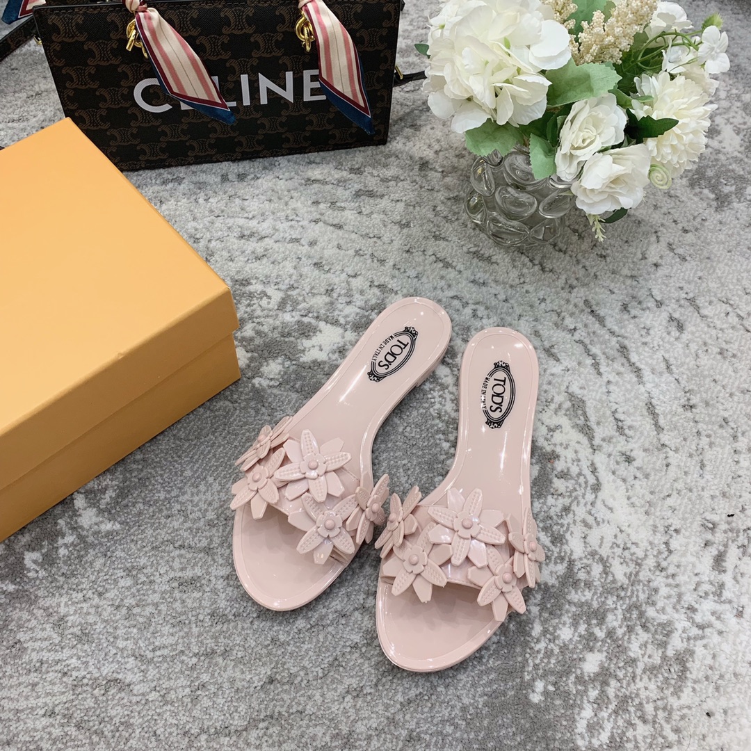 TOD'S 𝙏𝙊𝘿𝙎 2021 summer classic explosive new fabric counter PVC material summer to the beach vacation the best choice