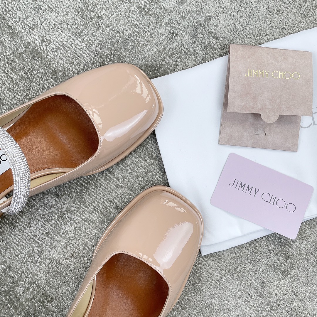 Jimmy Cho*o Chunky Heel Mary Jane