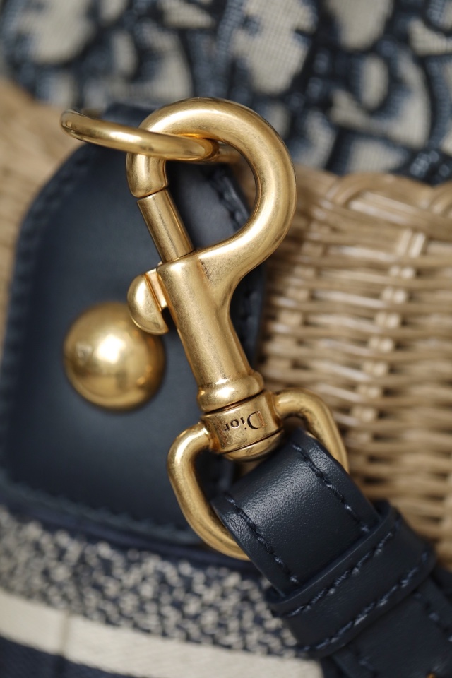 Dior Wicker Basket Bag