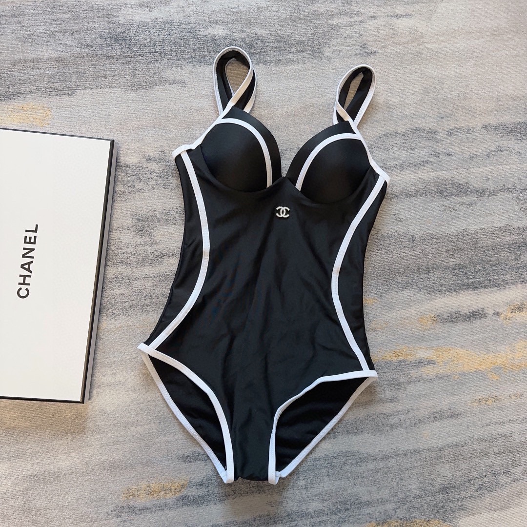 CHANEL One-piece swimming costume