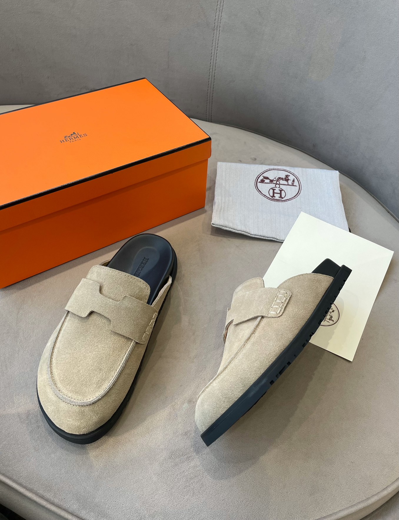 Hermes Birkenstock Mules