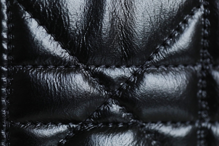 ▪️ DIOR CARO Black Gunmetal Buckle DR-061