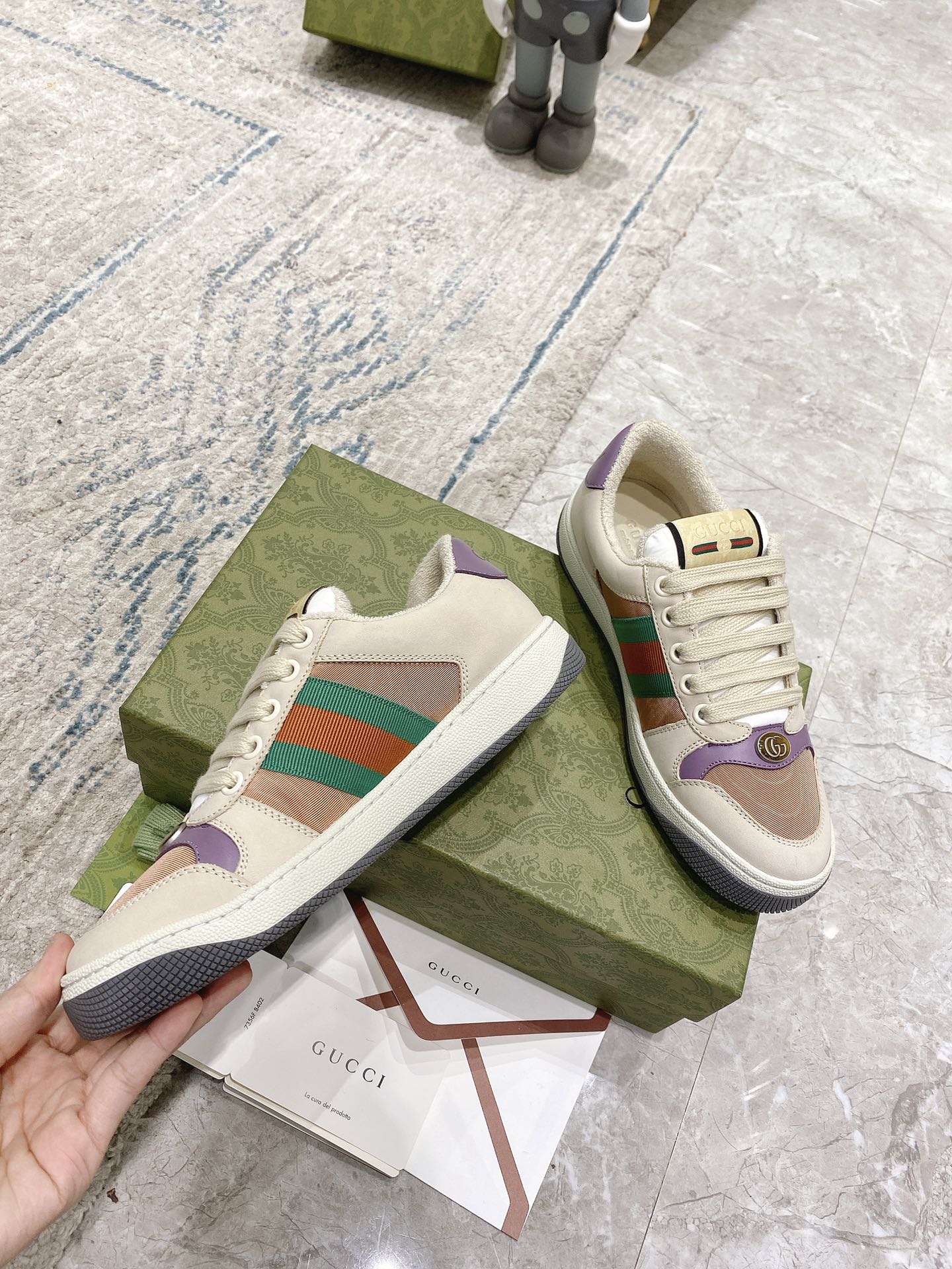 Gucci new upgraded small dirty shoes couple models