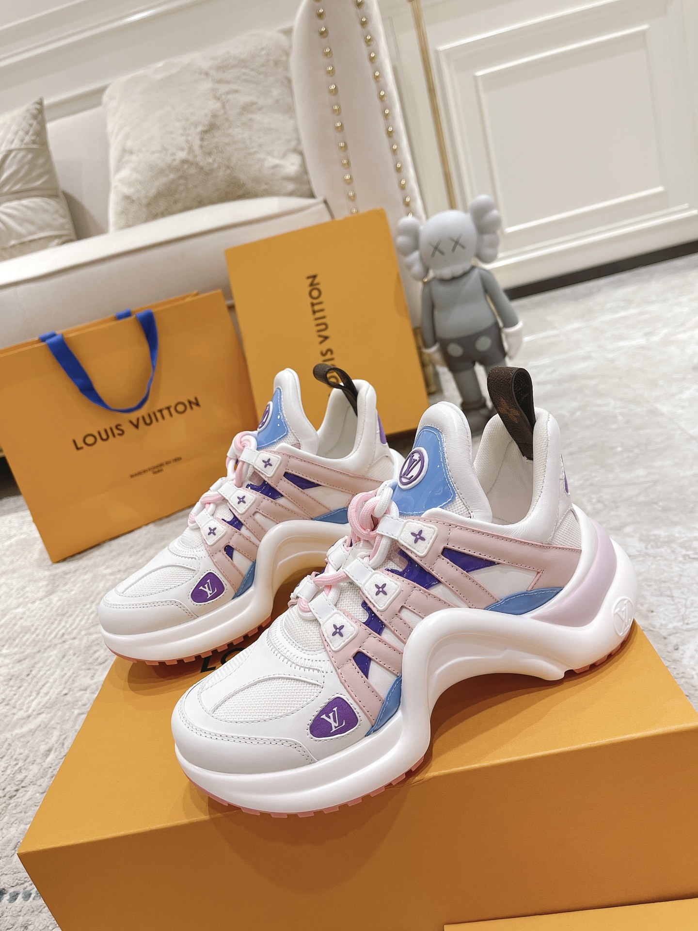 Louis Vuitton Archlight Donkey Brand Louis Vuitton Casual Sports Dad Shoes