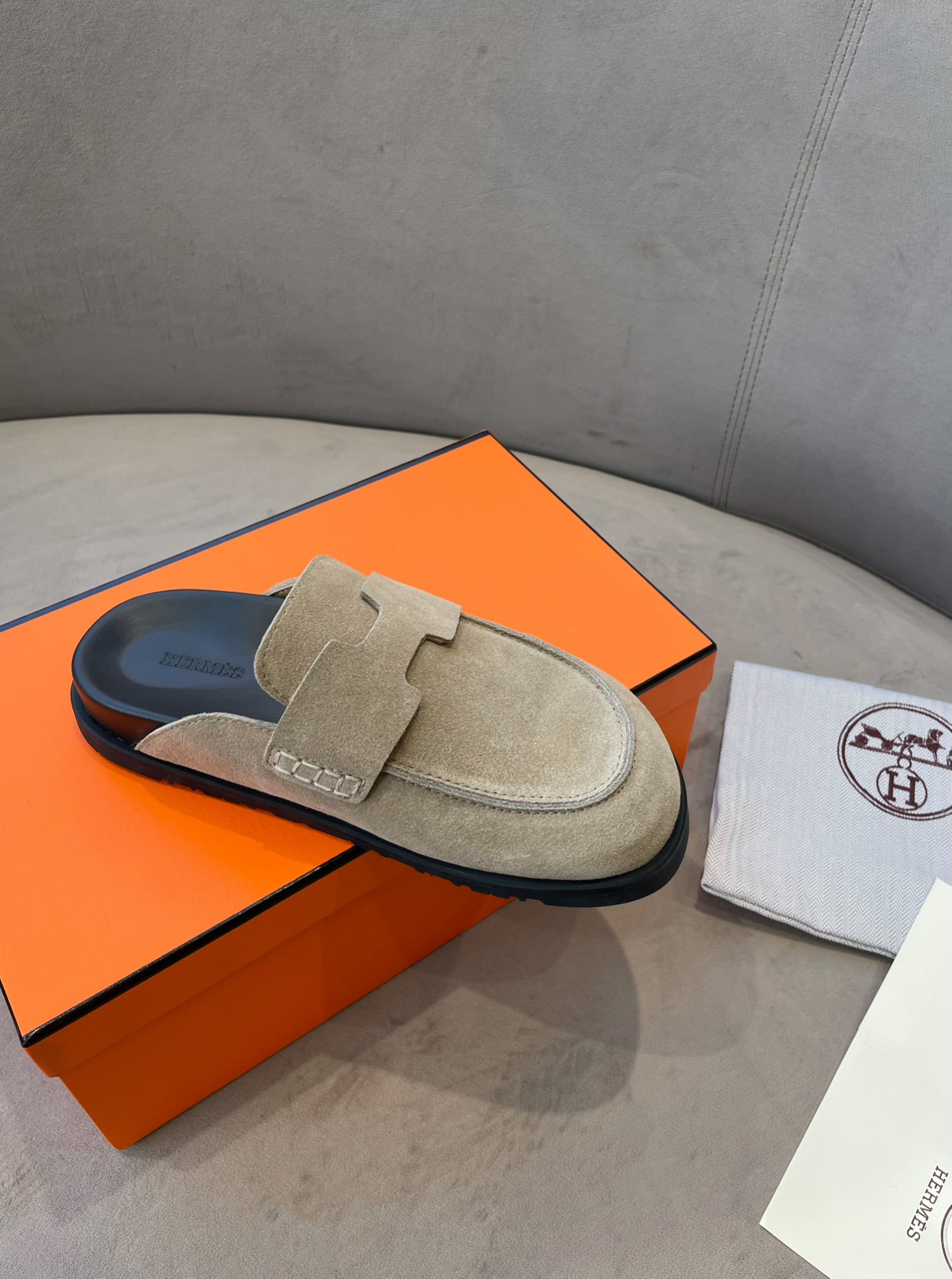 Hermes Birkenstock Mules