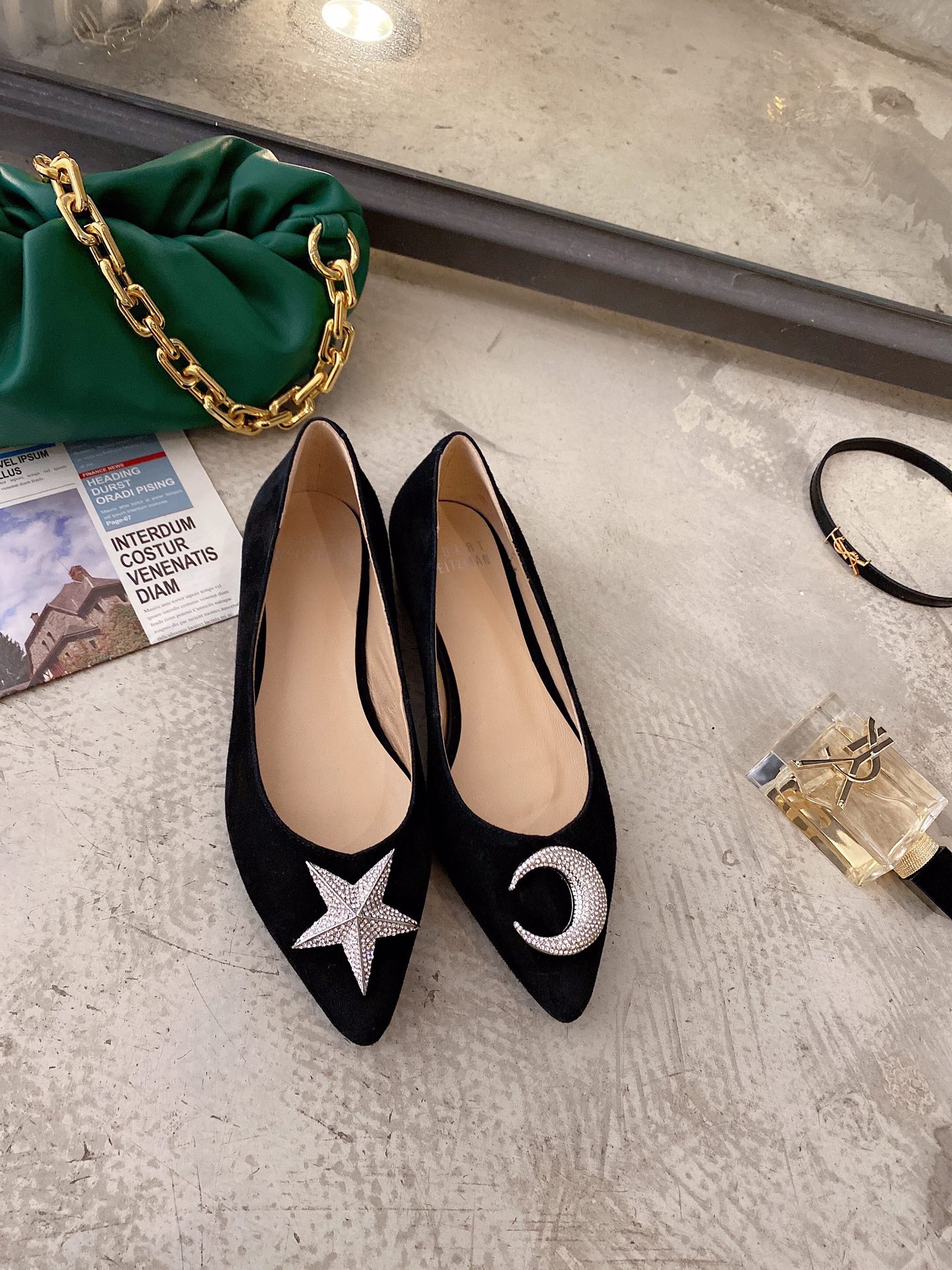 Stuart Weitzman Stuart Weitzman 2021ss early spring new single shoes sheep game leather