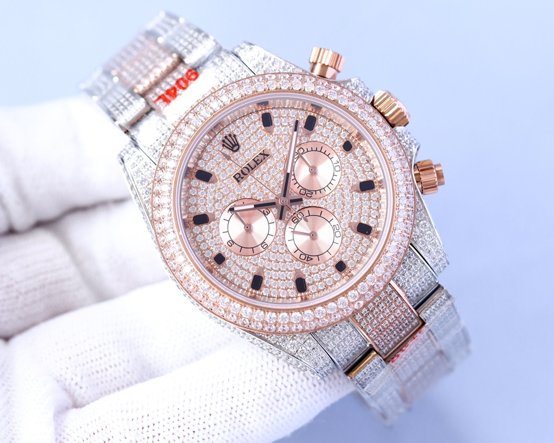 Rolex Cosmic Chronograph Daytona Gypsophila 40 Series