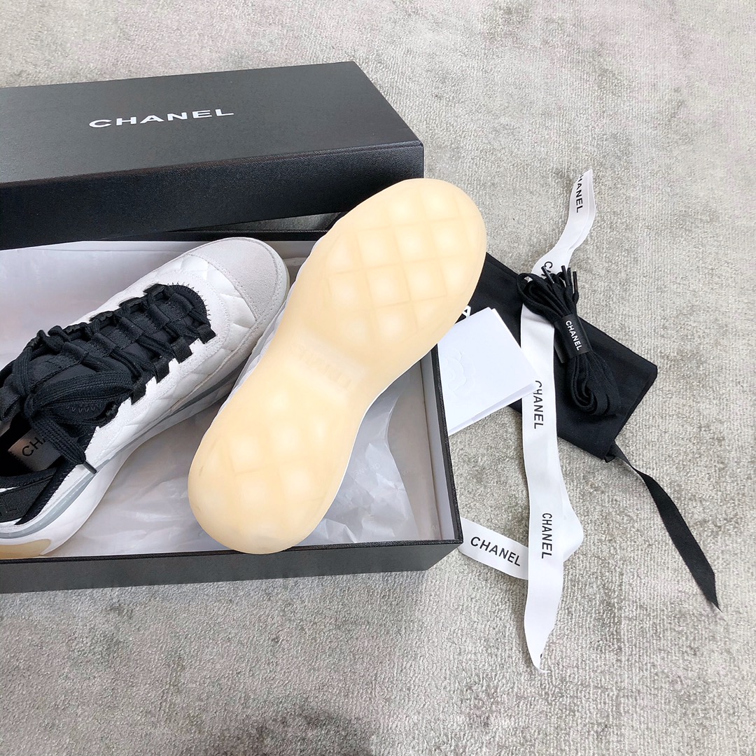 CHANEL sneakers classic small incense sneakers cowhide sheepskin leather genuine leather sole