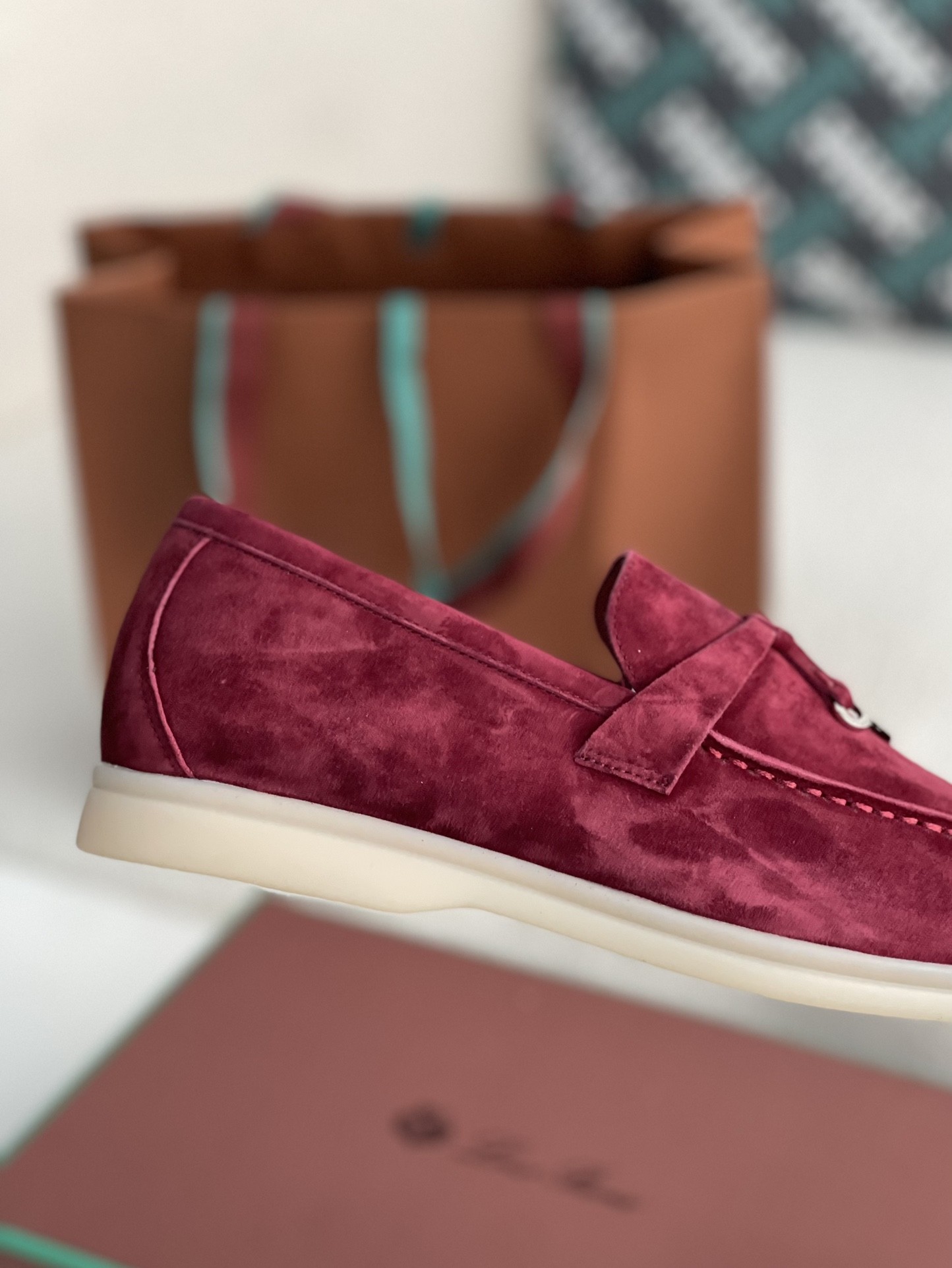 Loro Piana Summer Charms Walk Moccasin Shoes