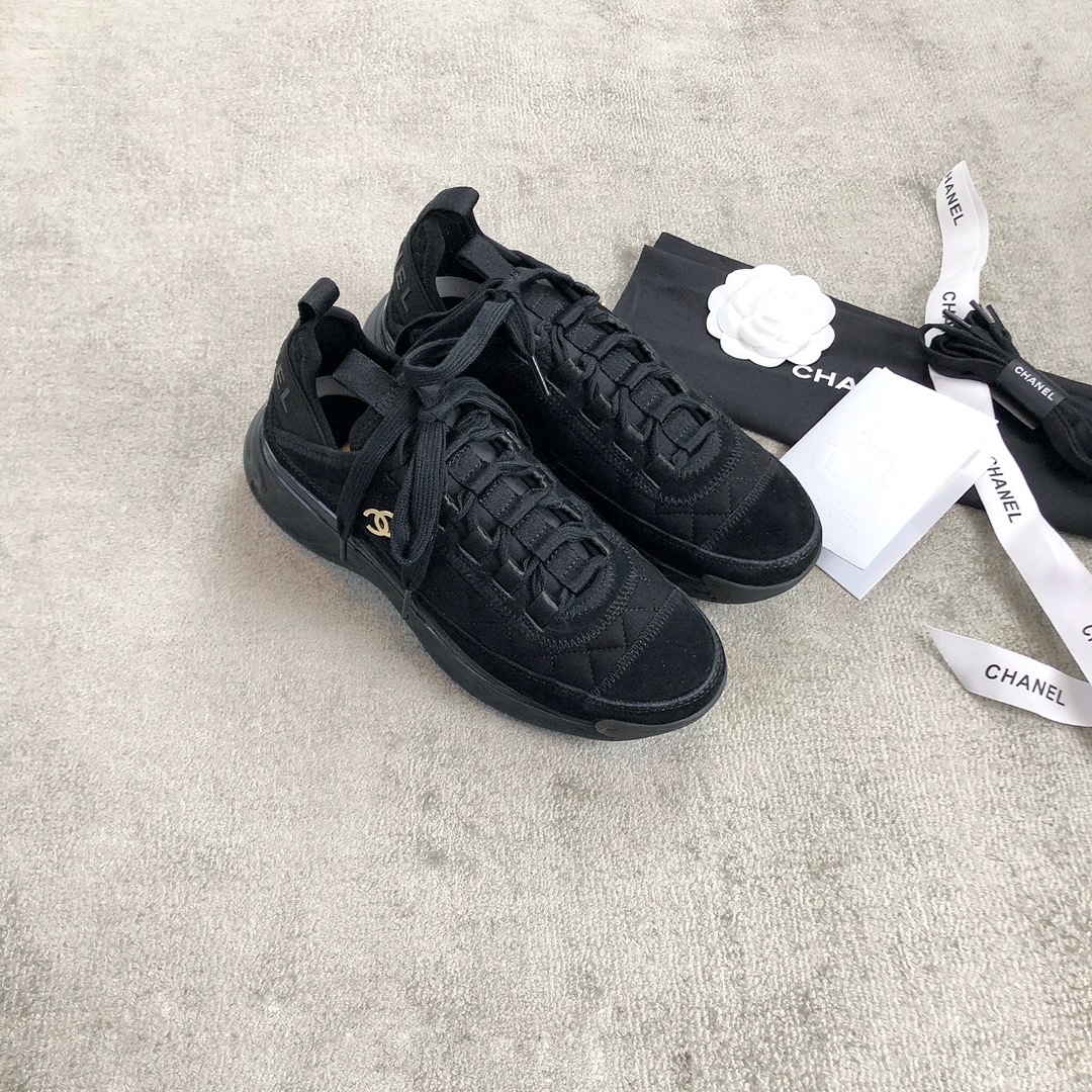 CHANEL sneakers classic small incense sneakers cowhide sheepskin leather genuine leather sole
